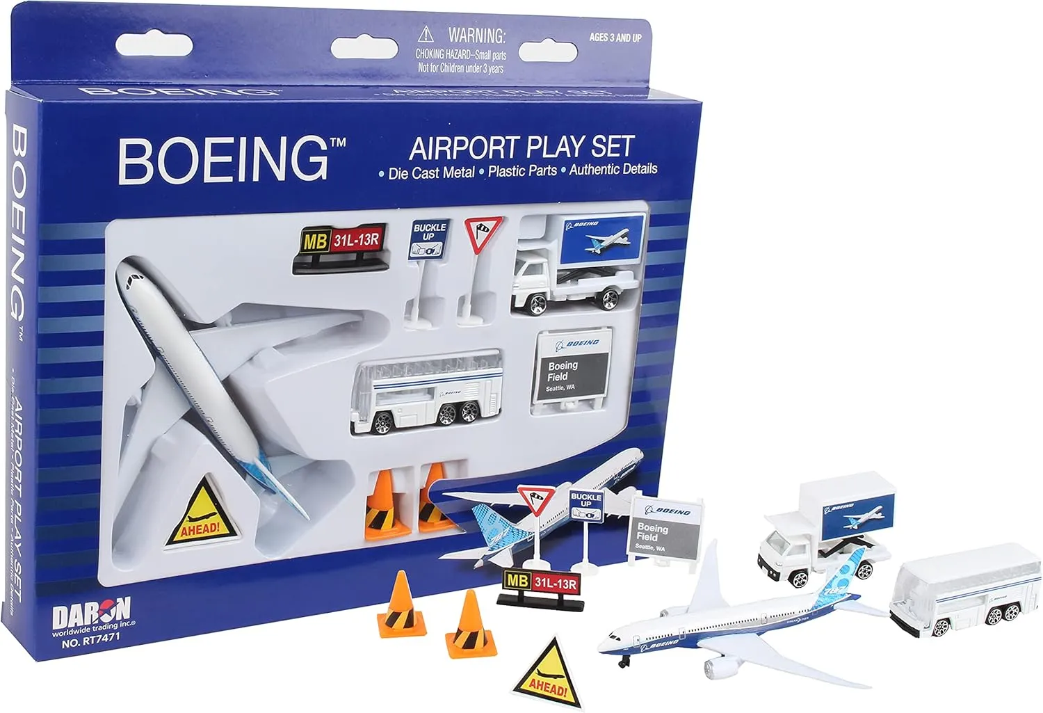 Daron Boeing Commerical Play Set w/ 787 RT7471