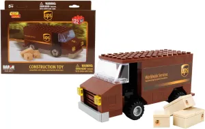 Daron UPS Package Car Construction Toy BL99977, Brown