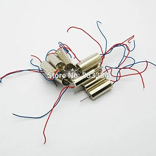 DC Motor 50Pcs Strong Magnetic DC Motor Size 7X16mm 716 Motor 4.2V 60000Rpm Rc Helicopter Model Aircraft Motor