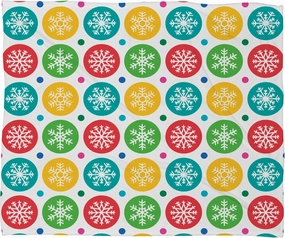 Deny Designs Andi Bird Sierra Snowflakes Fleece Throw Blanket, 50 x 60