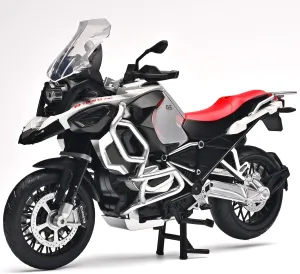 Diecast Motorcycle Model Kit 1/12 Scale R1250 GS ADV Model Motorcycles,Kids Motorcycles Toy Front Wheel Can Be Steered Left and Right,Motorcycle Toys for Kids 3-5（Red）