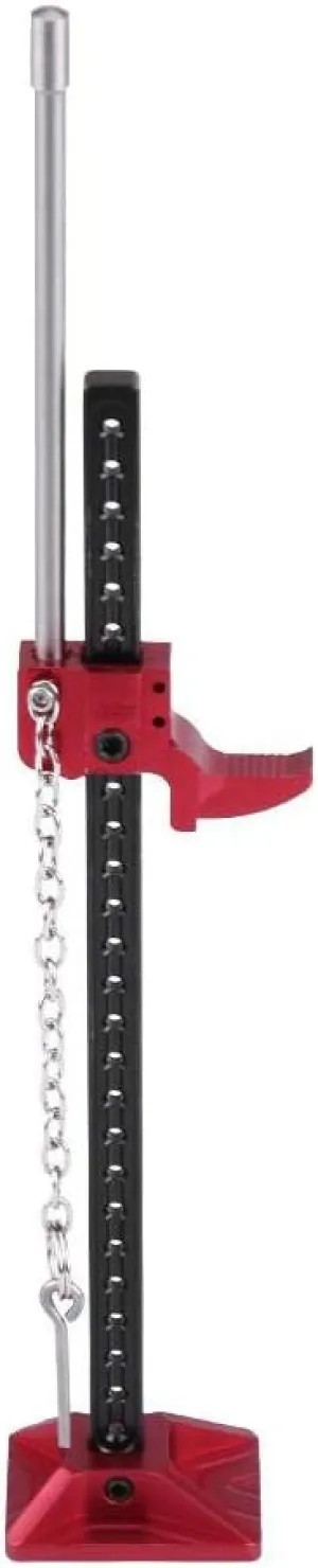 Dilwe RC High Lift Jack, Metal Adjustable Decoration High Lifting Jack for 1/10 RC Crawlers Climbing Cars