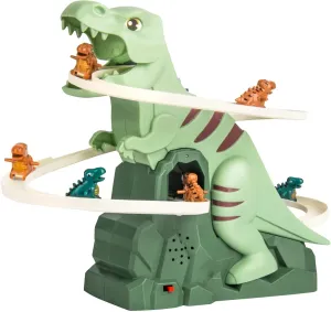 Dinosaur Climbing Slide Music Toy, Electric Dinosaur Climbing Stairs Toy, Dinosaur Stair Climber Toys, Electric Race Track Game Fun Track Slide Roller Coaster Toys for Children's Gifts