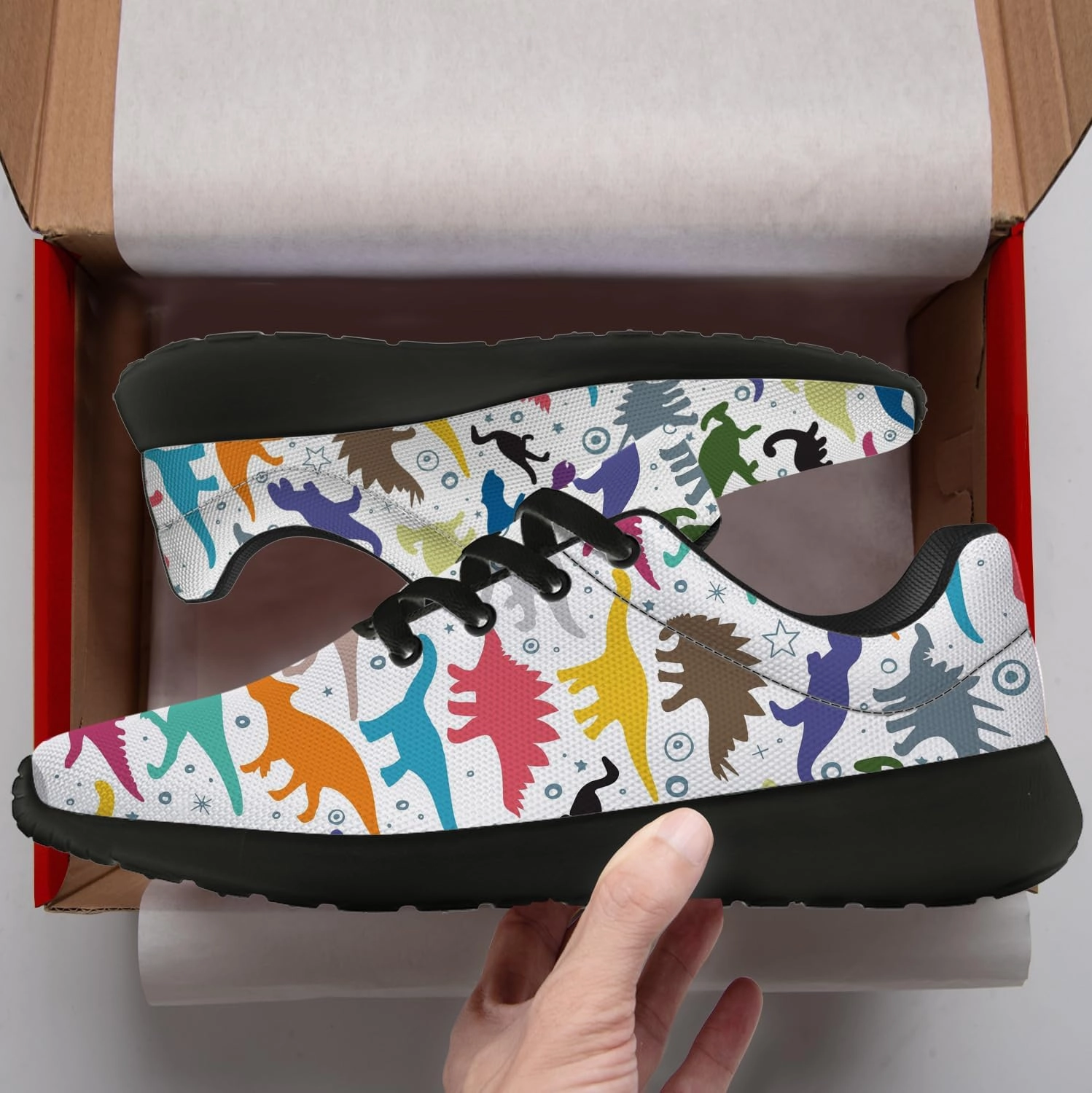 Dinosaur Shoes Womens Mens Running Shoes Cartoon Sneakers Gifts for Women Men