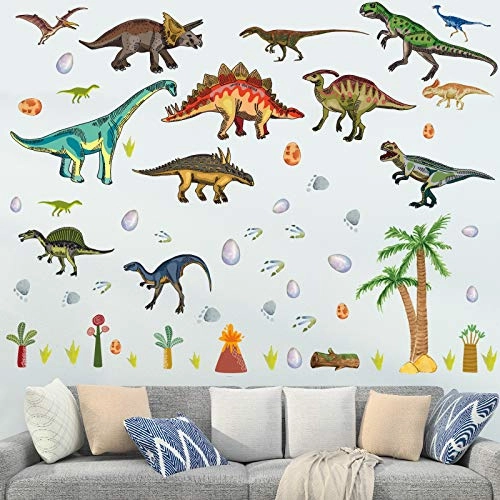 Dinosaur Wall Decals for Boys Room
