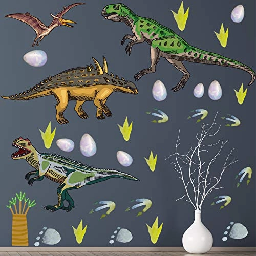 Dinosaur Wall Decals for Boys Room