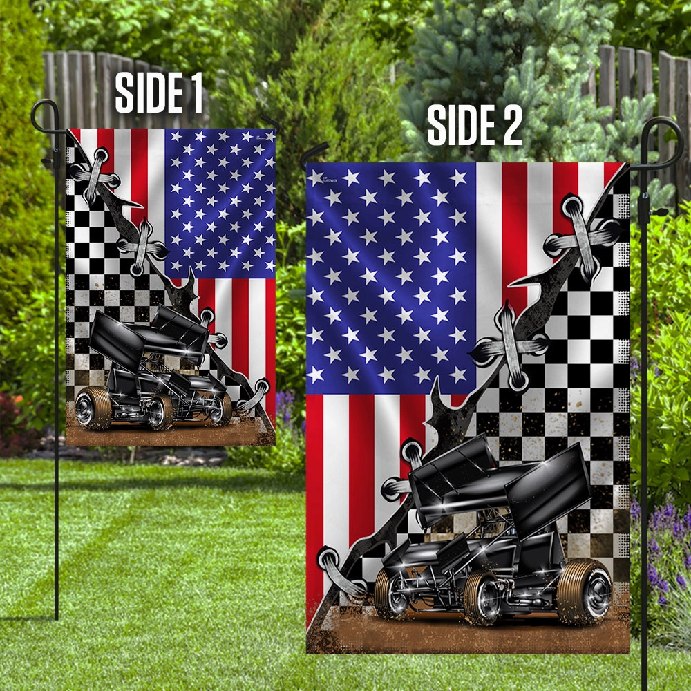 Dirt Racing Flag Sprint Car Racing Flag TRL1112F