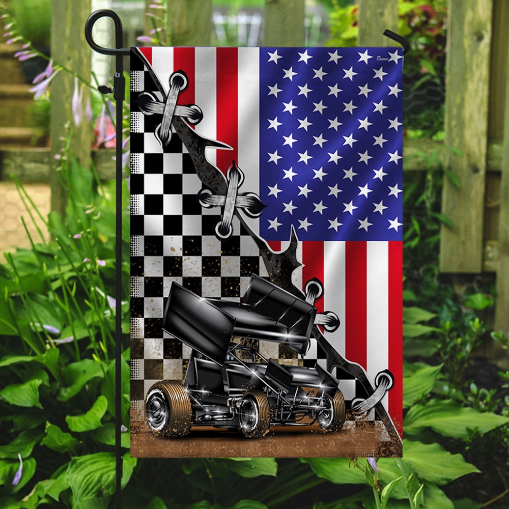 Dirt Racing Flag Sprint Car Racing Flag TRL1112F