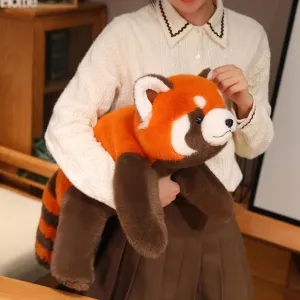 Ditucu Weighted Stuffed Animal 1.8 lbs Red Panda Plush Toys Cute Soft Plushies Gifts for Kids 25 inch