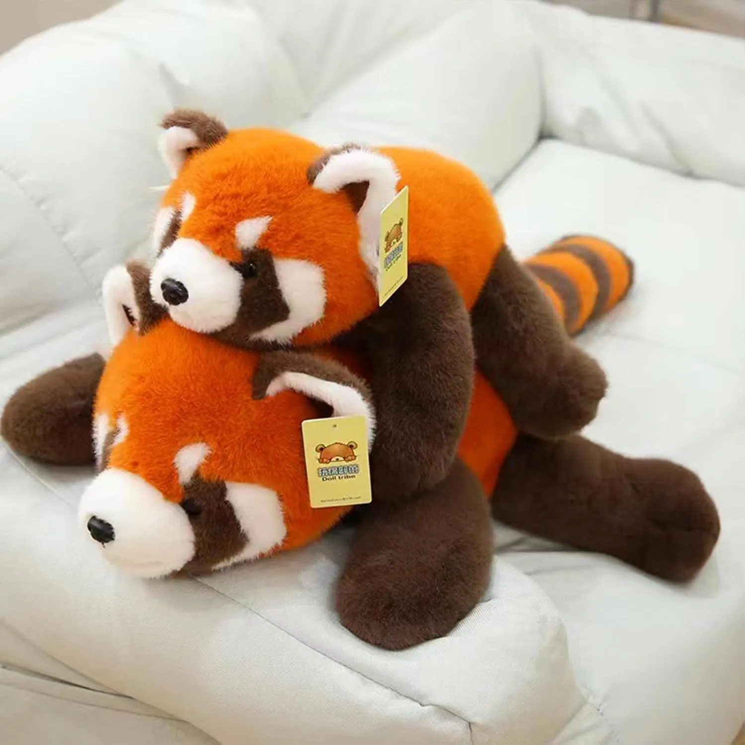 Ditucu Weighted Stuffed Animal 1.8 lbs Red Panda Plush Toys Cute Soft Plushies Gifts for Kids 25 inch