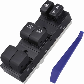 Driver Side Power Master Window Control Switch Button Compatible with 2007-2012 Nissan Altima Replace 25401-ZN50B, 25401-ZN50C