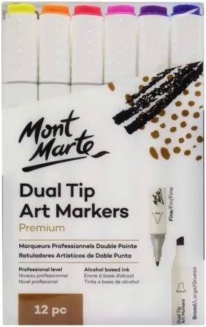 Dual Tip Art Markers (12pc)