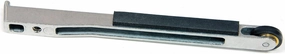 Dynabrade (11202) Contact Arm Assembly | 5/8" Diameter x 1/8" Wide, Rubber Wheel, with 1/4" (6 mm) Wide Platen | For 1/4" (6 mm) Wide x 18" (457 mm) Long Belts