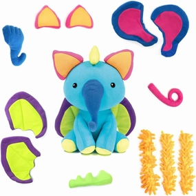 Educational Insights Mixaroo - Stuffed Animal for Social Emotional Learning Activities, Fine Motor Preschool Toys, Toddler Learning Toys, Kindergarten Classroom Must Haves, Gifts for Kids Ages 2 