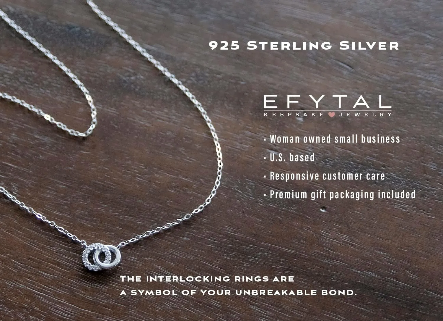 EFYTAL Mother Daughter Necklace, Mothers Day Gift for Mom or Daughter, Mama Jewelry Gifts, Mom Gifts