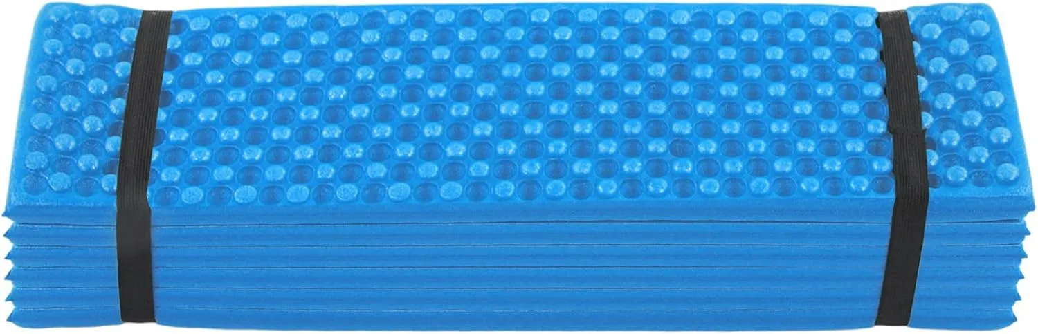 Egg Crate Folding Sleeping Pad, Foam Mat 186x57CM, Robust, for Outdoor Camping