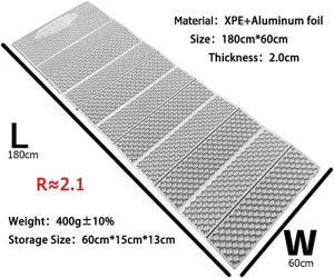 Egg-Crate Mattress Pad，Camping Sleeping Pad