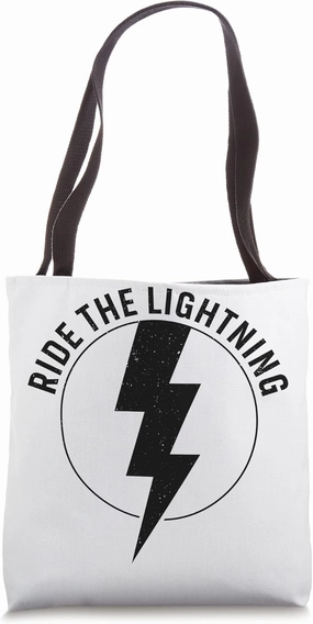 Electric Vehicle Electric Car Ride The Lightning Tote Bag