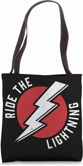 Electric Vehicle Electric Car Ride The Lightning Tote Bag