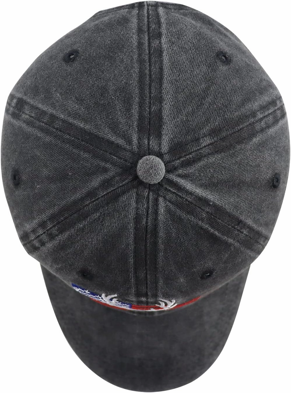 Embroidered American Flag Fish Hats for Men Women, Funny Adjustable Outdoor Hunting Baseball Caps