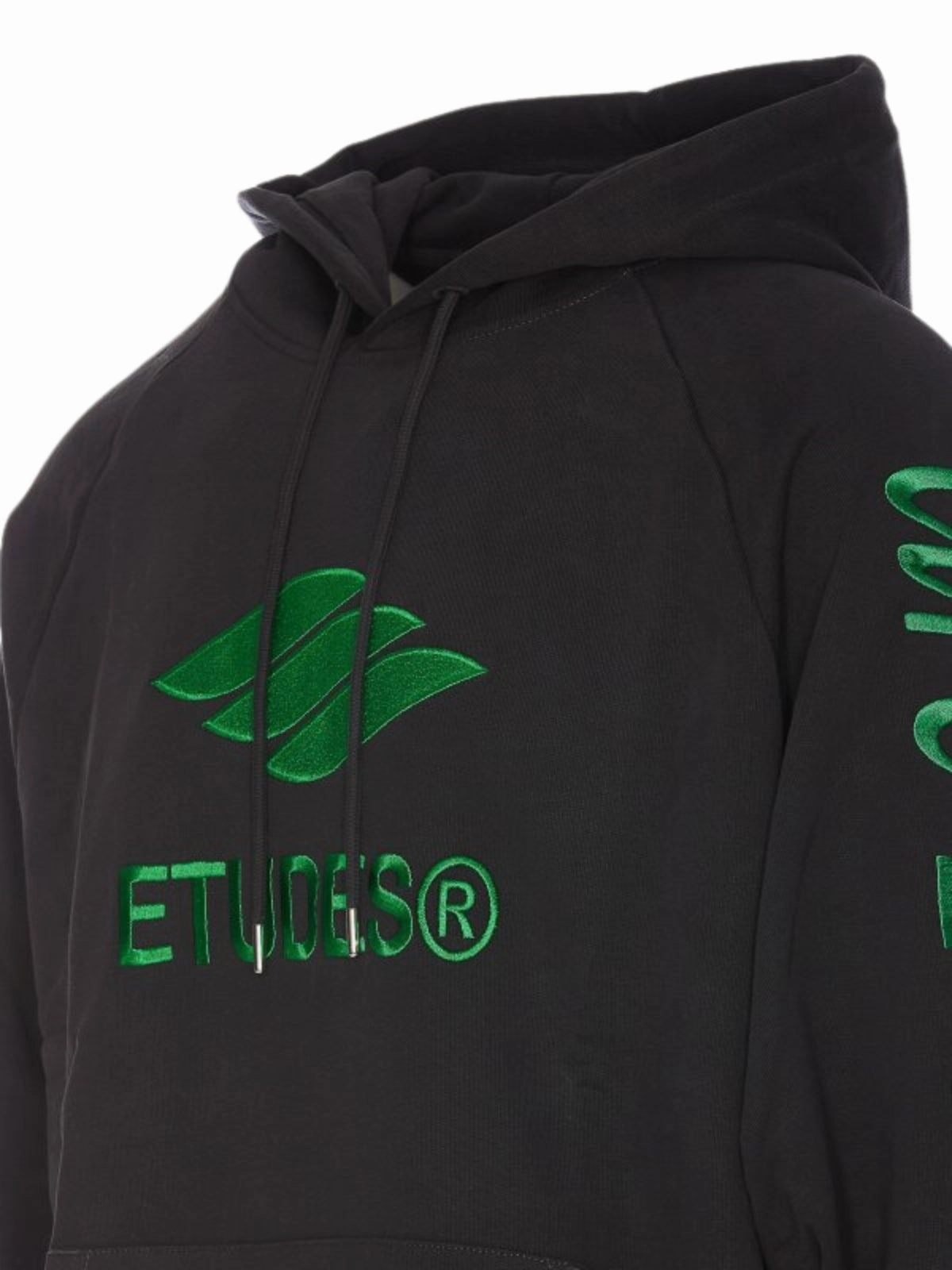 Etudes Sweater Racing Eco Hoodie Green-Black