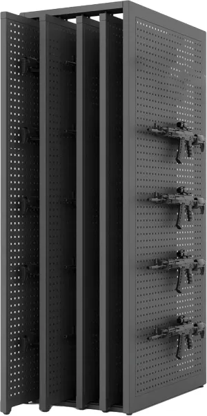 Evike EMG Battle Wall System Weapon Display & Storage Solution - Archival Vertical Rack