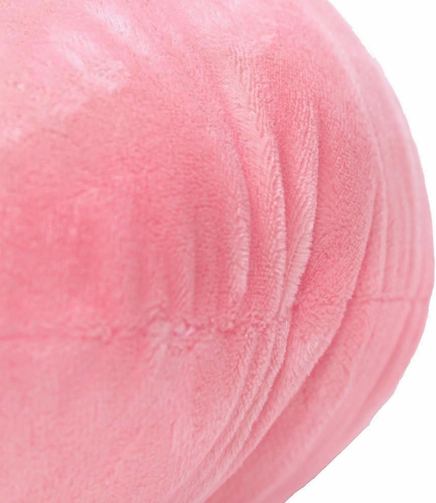 EvZ Emoji Crown Poo Face Emoticon Cushion Stuffed Plush Soft Pillow, Official Certified, 35cm Pink