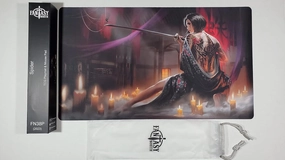 Fantasy North - Spider - TCG Trading Card Game Playmat and Mouse Pad - 24 x 14 inches - Perfect for Magic MTG Commander Pokemon Yugioh and Other Card Games