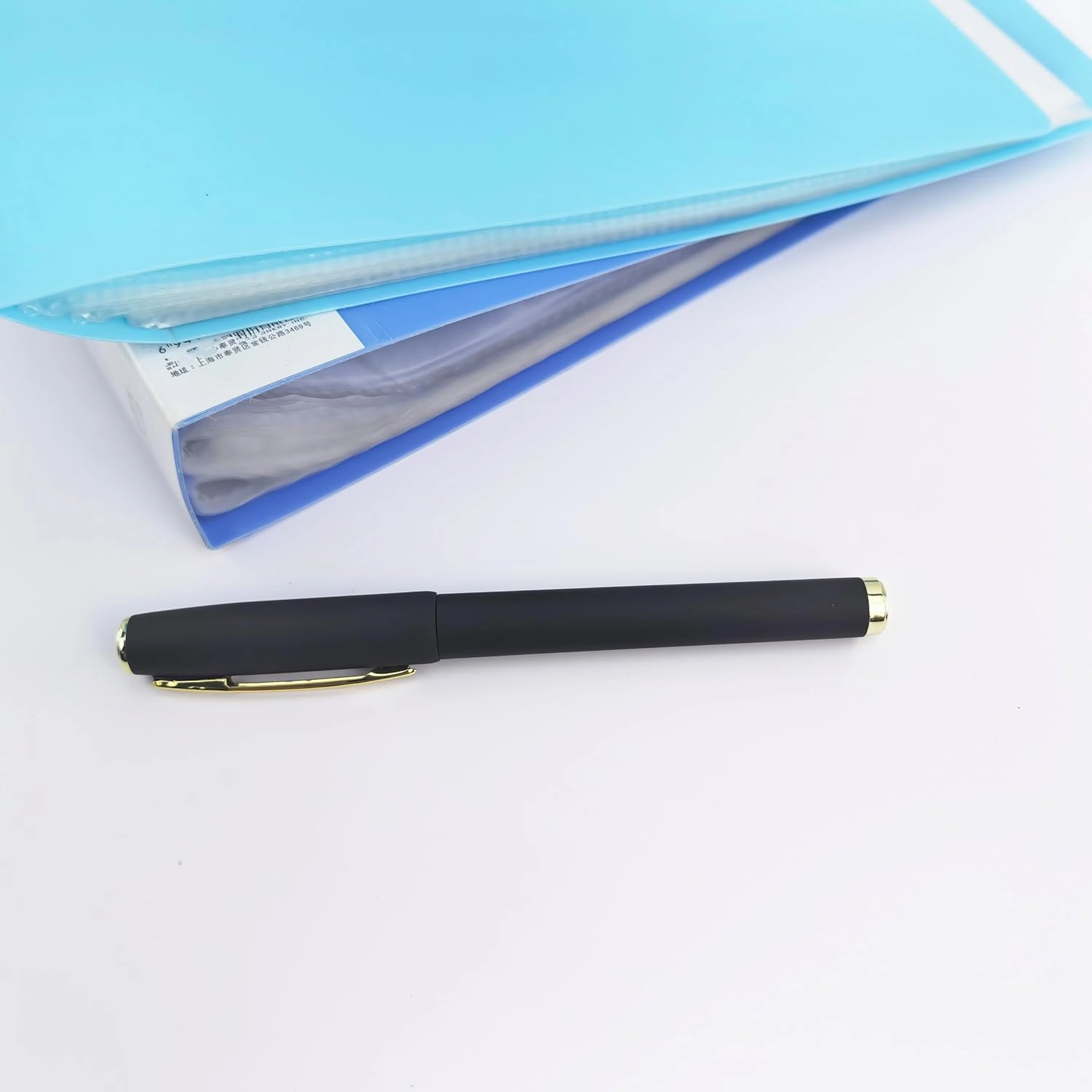 Fengtaiyuan Black Gel Ink Rollerball Pens - Comfortable Non-Slip Grip, Writting Smooth, Black Ink, Bold Point, 1.0mm Quick-Drying Ink, 18-Piece Box (10P18)