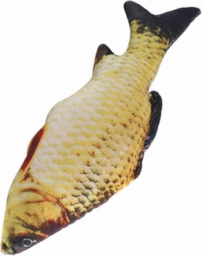 Fish Shape Cushion, Creative Carp Fish Pillow, Sofa Decorative Pillow, Plush Fish Shape Pillow, Creative 3D Carp Fish Shape Simulation Cushion Throw Pillow Children Gift Sofa Home Decor(60CM)