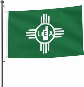 Flag Of Lea County, New Mexico Flag 5x8 Ft Durable Polyester Heavy Duty Double Sided Flags for Outside Garden Home Yard Decor Welcome Banner
