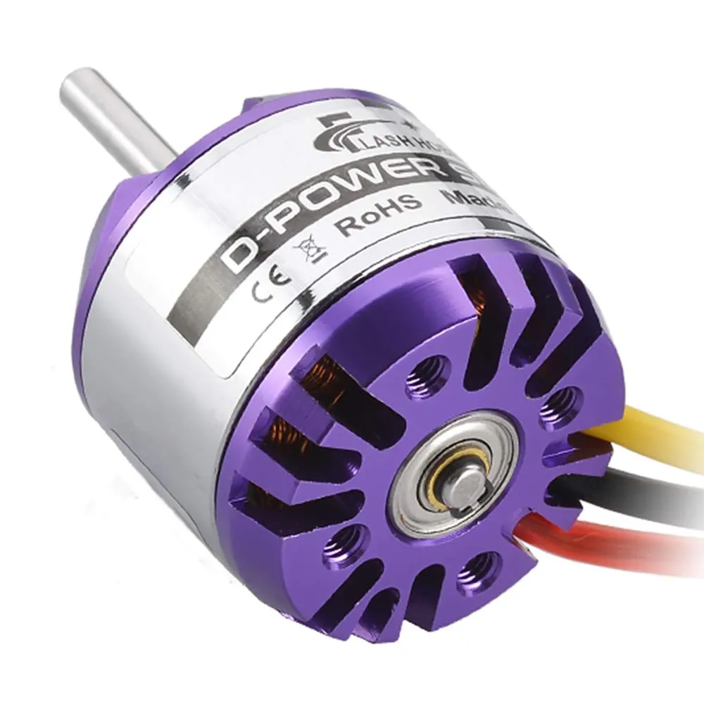FLASH HOBBY D2830 Brushless Motor 1000KV Outrunner Motor RC Plane Motor for RC Aircraft Helicopter Multicopter Drone Fixed Wing