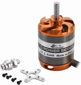 FLASH HOBBY Brushless Motor D3548 790KV Outrunner Motor for Mini Multicopters RC Plane Helicopter Fixed-Wing Aircraft
