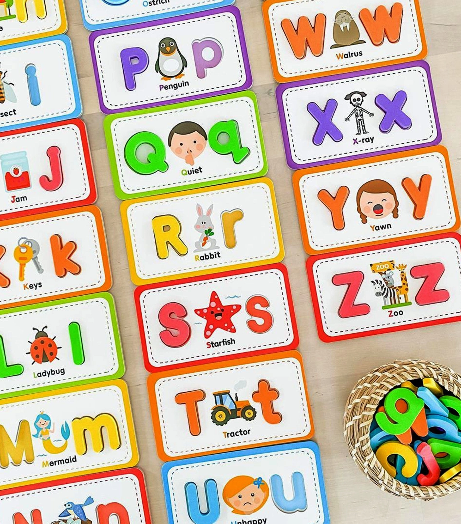 Flashcards and Magnetic Letters | Curious Columbus