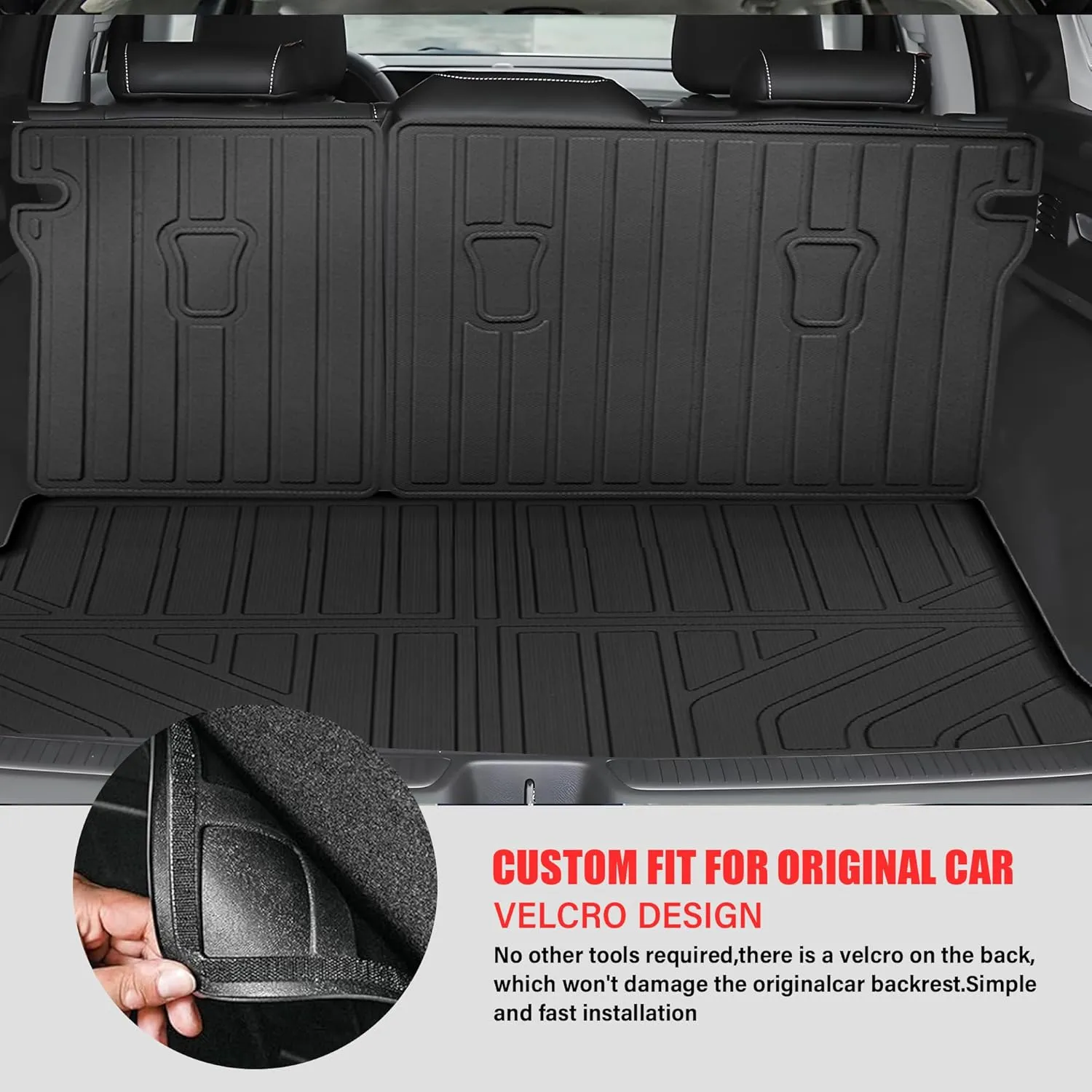 Floor Mats for 2021-2024 2025 Buick Envision with Cargo Liner All Weather TPE Protection Floor Liners Full Set with Trunk Mat for 2021 2022 2023 2024 2025 Buick Envision Accessories