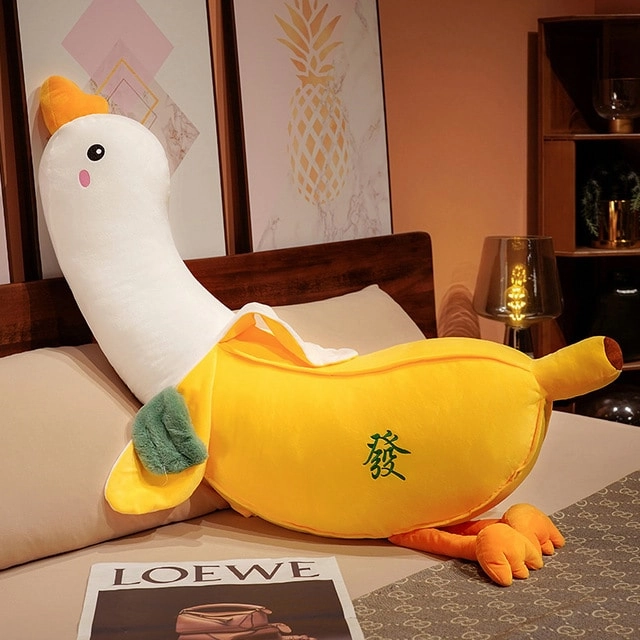Fluffy Banana Duck Crew Plushies