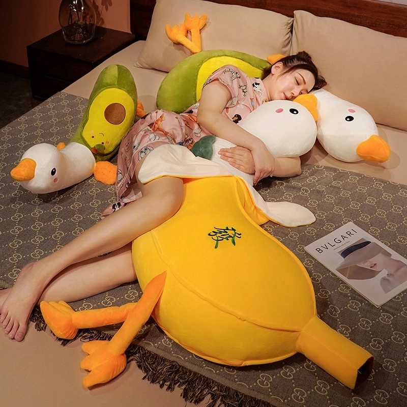 Fluffy Banana Duck Crew Plushies