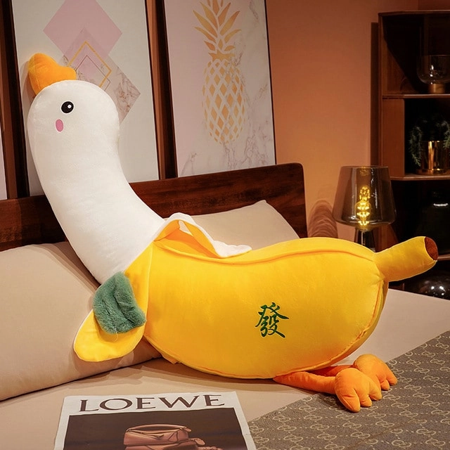 Fluffy Banana Duck Crew Plushies
