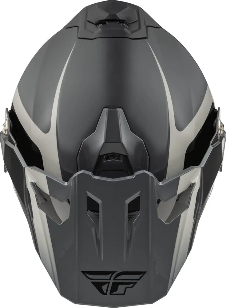 Fly Racing Trekker Helmet (Black/Grey, X-Small)