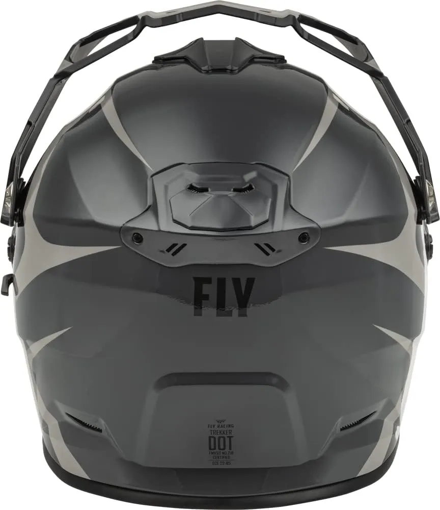 Fly Racing Trekker Helmet (Black/Grey, X-Small)