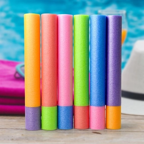 Foam Water Gun 6-Pack for Kids – Outdoor Water Toys, Blaster Guns for Boys, Girls, Toddlers & Adults – Best Water Guns for Backyard, Pool, Summer Battle Fun