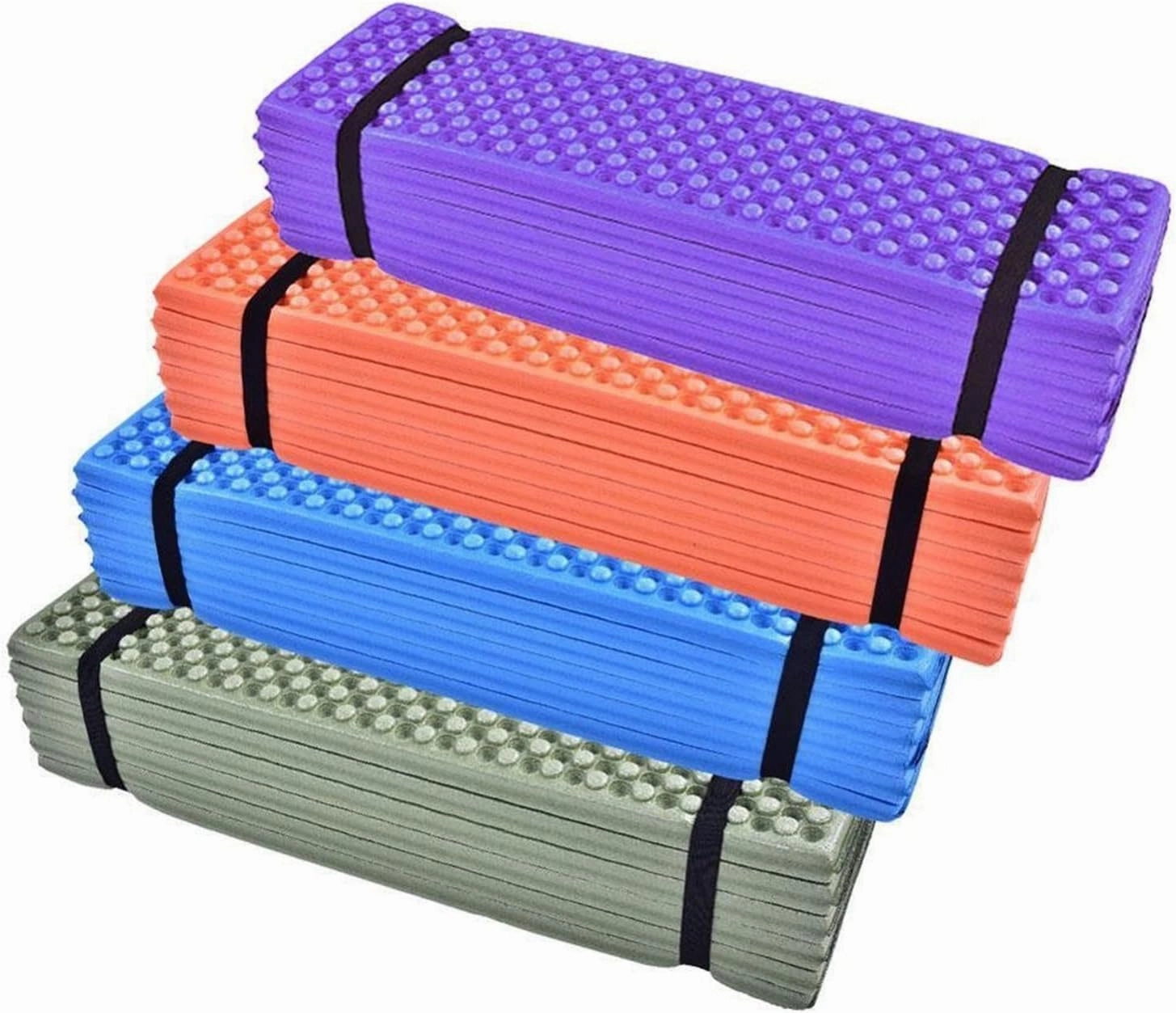 Foldable Camping Mat - Picnic Foam Seat Mat Waterproof Outdoor Garden Beach Fishing Seat Cushion Pad (Color : Red)