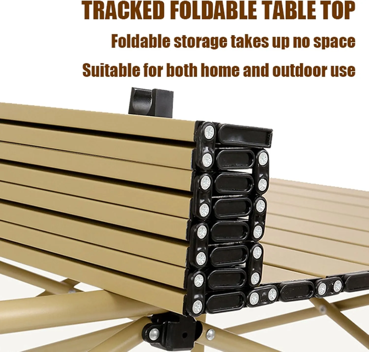 Folding Table airs Sets, Aluminum Foldable Picnic Table Portable Camping Table and airs for Picnic,Bea,Fishing,Hiking,BBQ,Parties, Patio, Black