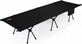 Folding Camping Cot for Adult, Portable Folding Bed Suitable Camping Cot for Camping Office Use, Outdoor Marching Recliner, Escort Bed(Black)