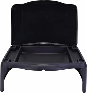 Folding Lap Desk with Storage 17x11 - Durable Lightweight Portable Laptop Computer Children's Desks for School Homework or Kids Reading or Drawing. No Assembly Required.