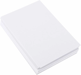FONDOTIN 100pcs Watercolor Paper Thick Sketch Paper for Students Artists for Painting Drawing Durable Portable for School Supplies Art Exams