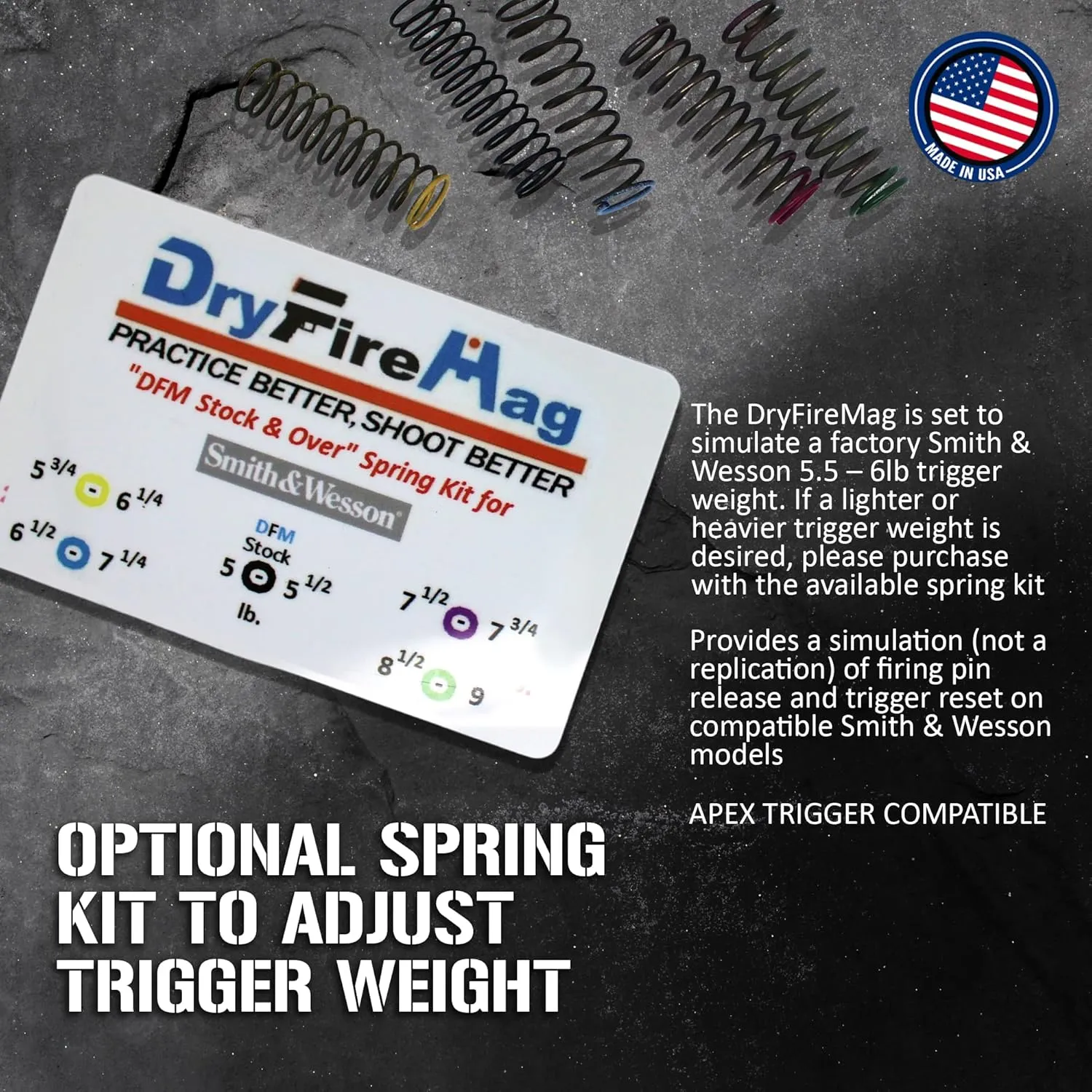 for Smith & Wesson M&P | NOT Compatible with Laser Cartridges, M&P Shield, Shield EZ,