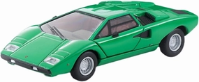for Countach LP400 1 64 Alloy Limited Edition Simulation Car Model Display Souvenir Ornament Simulation Vehicle Playset(Green)