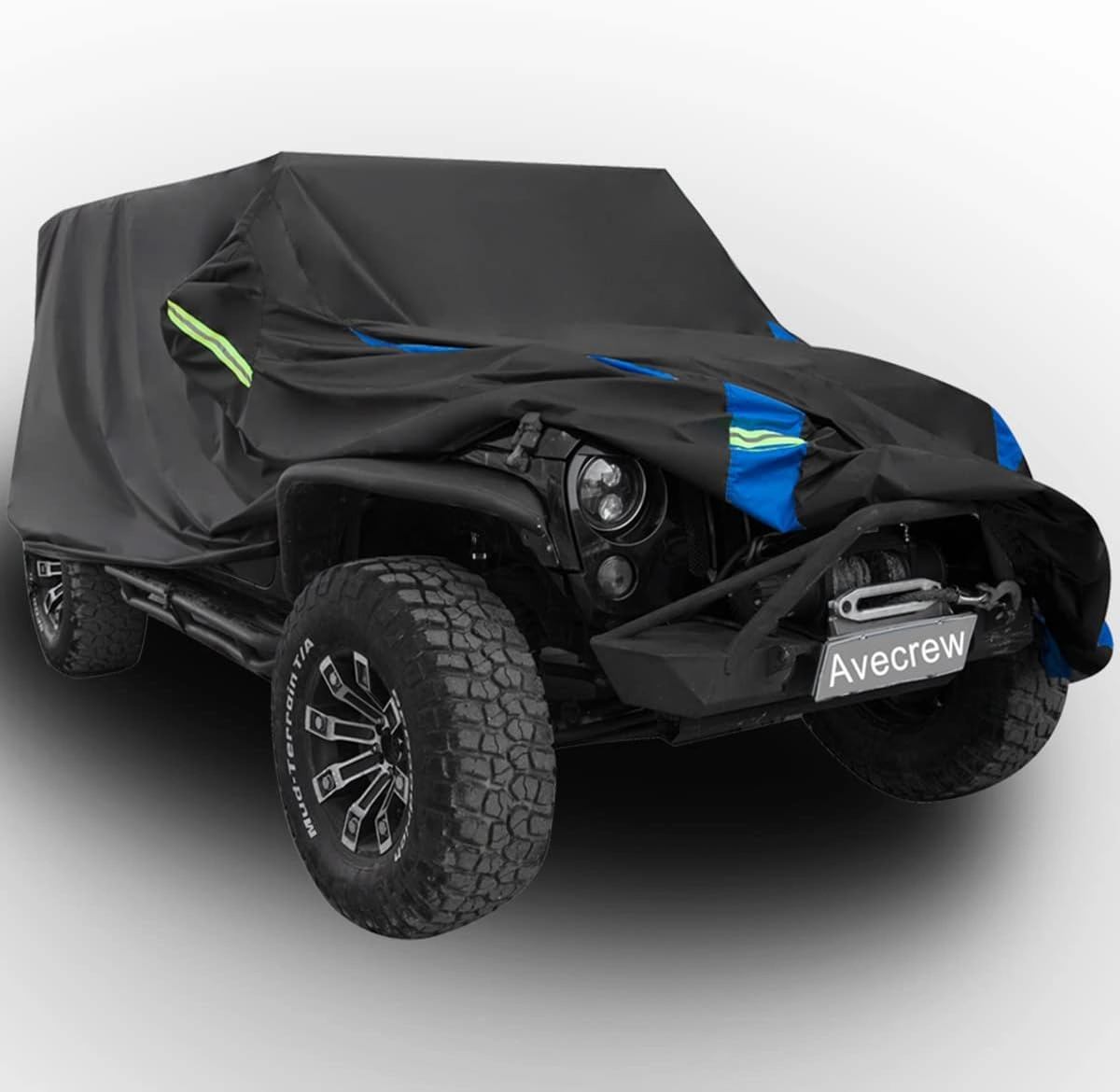 for Jeep Wrangler Cover Waterproof 2 Door, All Weather for Jeep Rain Cover for Automobiles, Outdoor Full Exterior for Jeep Covers Fits JK JL TJ YJ CJ