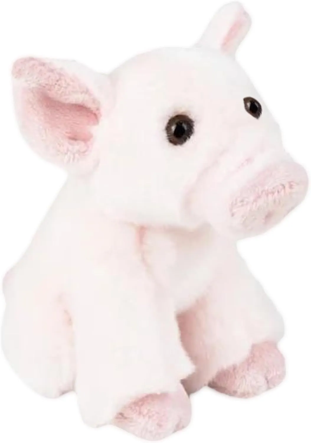 Forest & Twelfth 6" Stuffed Pig, Soft Plush Toy, Cute Stuffed Animal for Boys and Girls, Realistic Looking Small Stuffed Animals, Nursery and Room Decor (6" Pig)